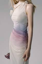 Colored neon slim dress